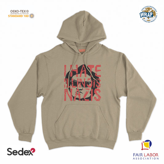 felpa_cappuccio cappuccio unisex- i hate illinois nazis