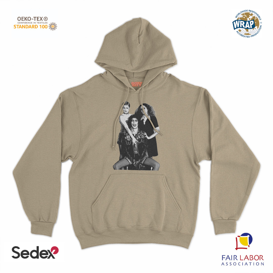 felpa cappuccio unisex- rocky show