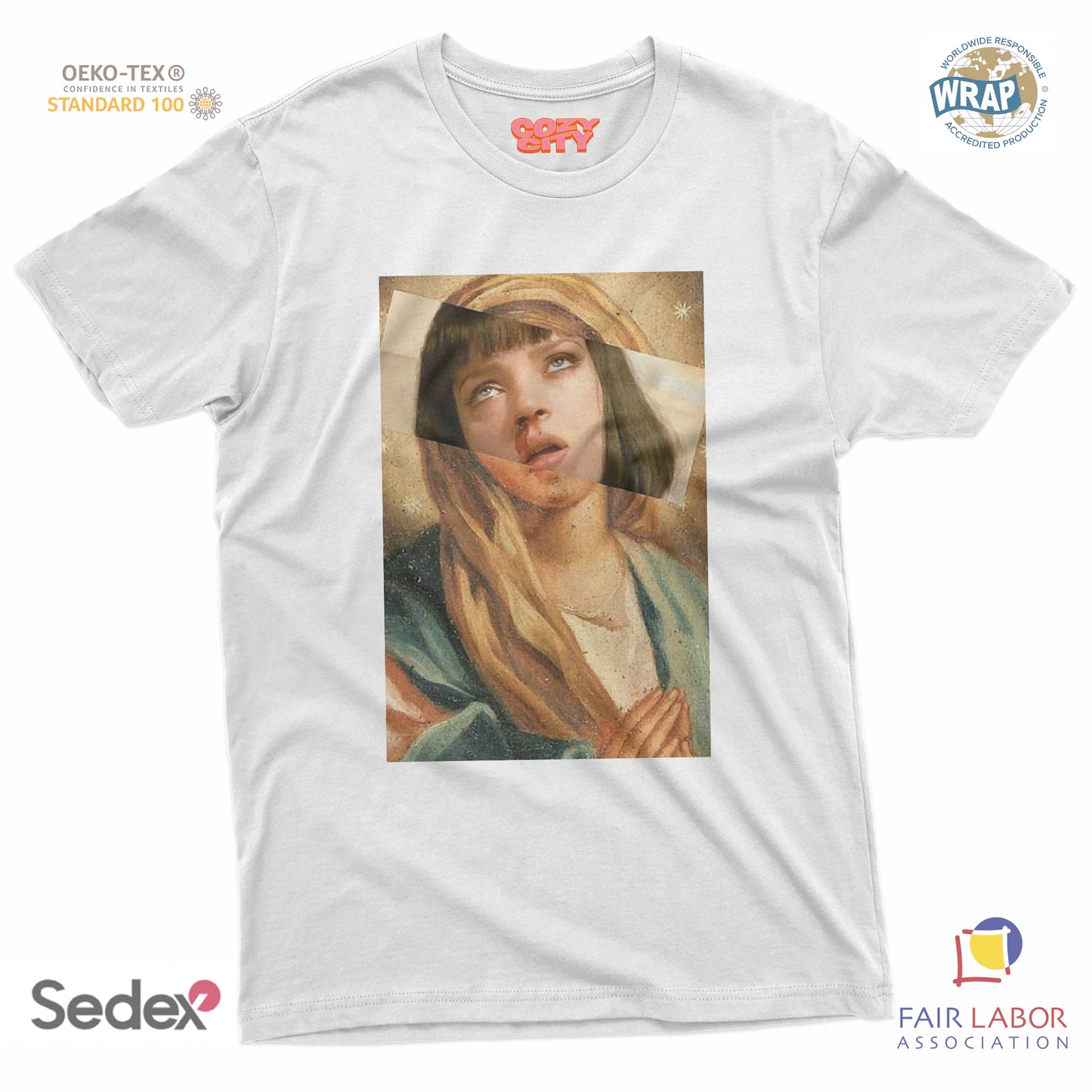 maglietta t-shirt- madonna wallace