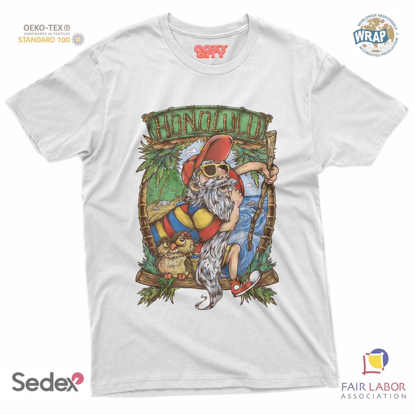 maglietta t-shirt- spada nella roccia honolulu