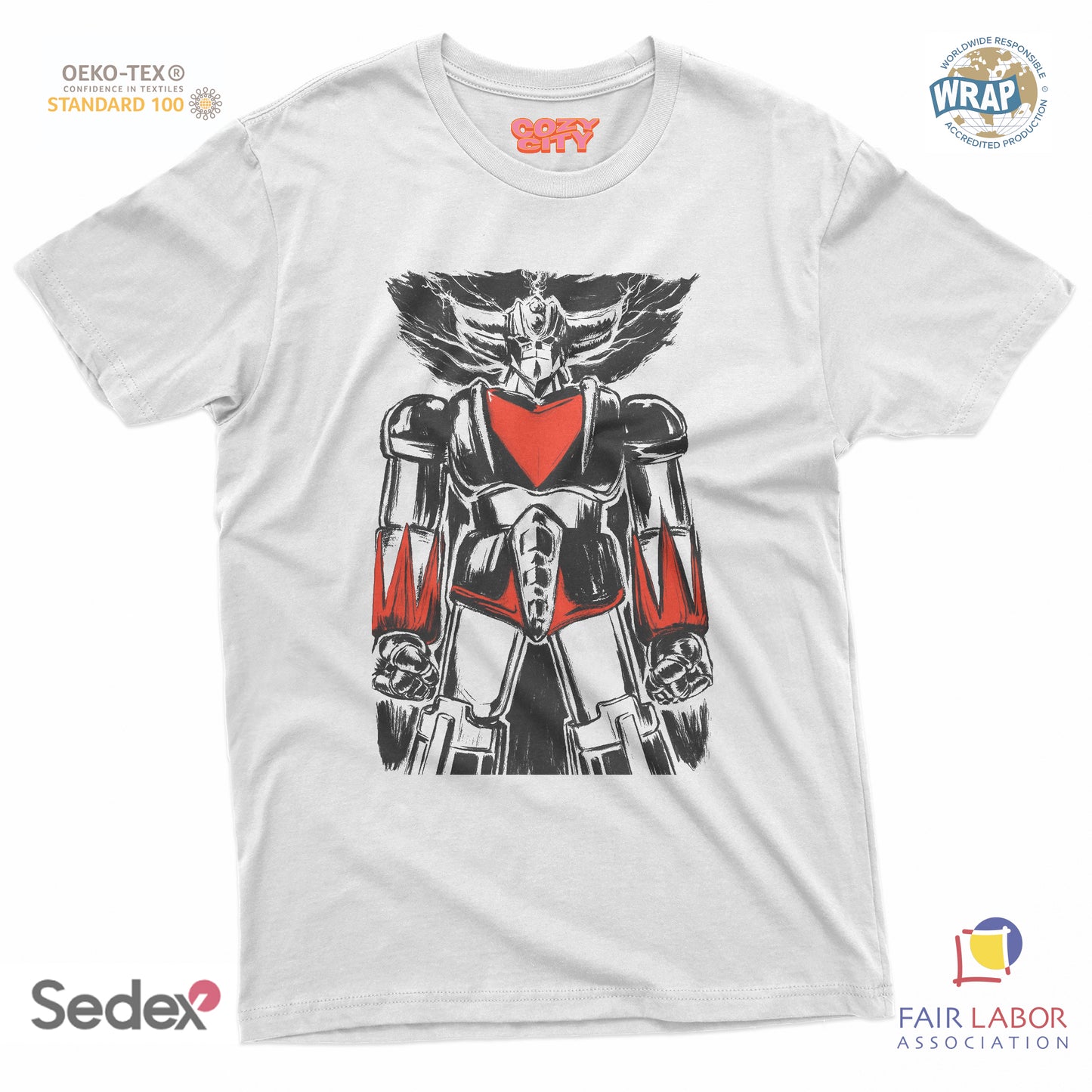 maglietta t-shirt- robottone art