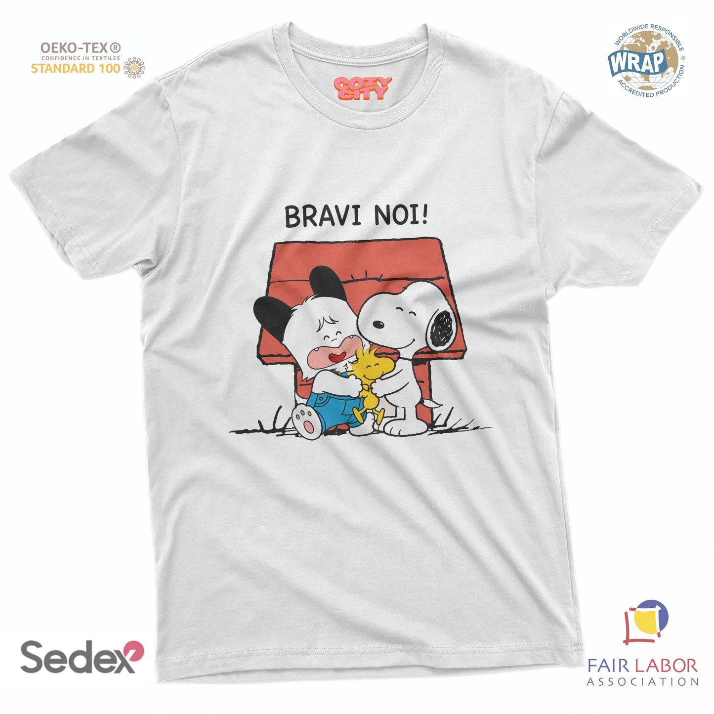 maglietta t-shirt- bravi noi