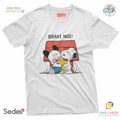 maglietta t-shirt- bravi noi