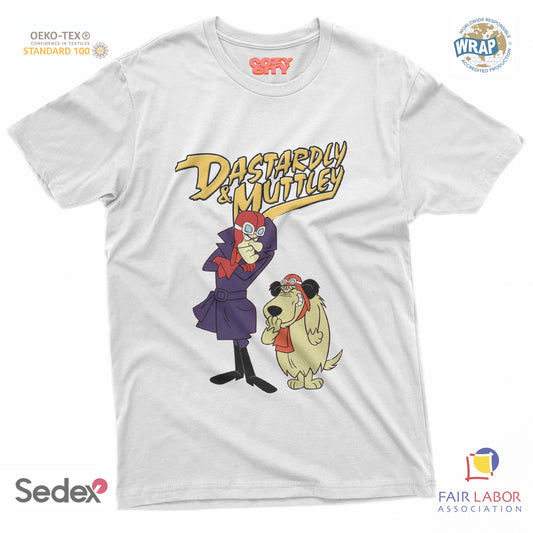 maglietta t-shirt- Muttley e amico