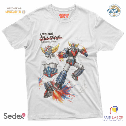 maglietta t-shirt- progetto robottone ufo