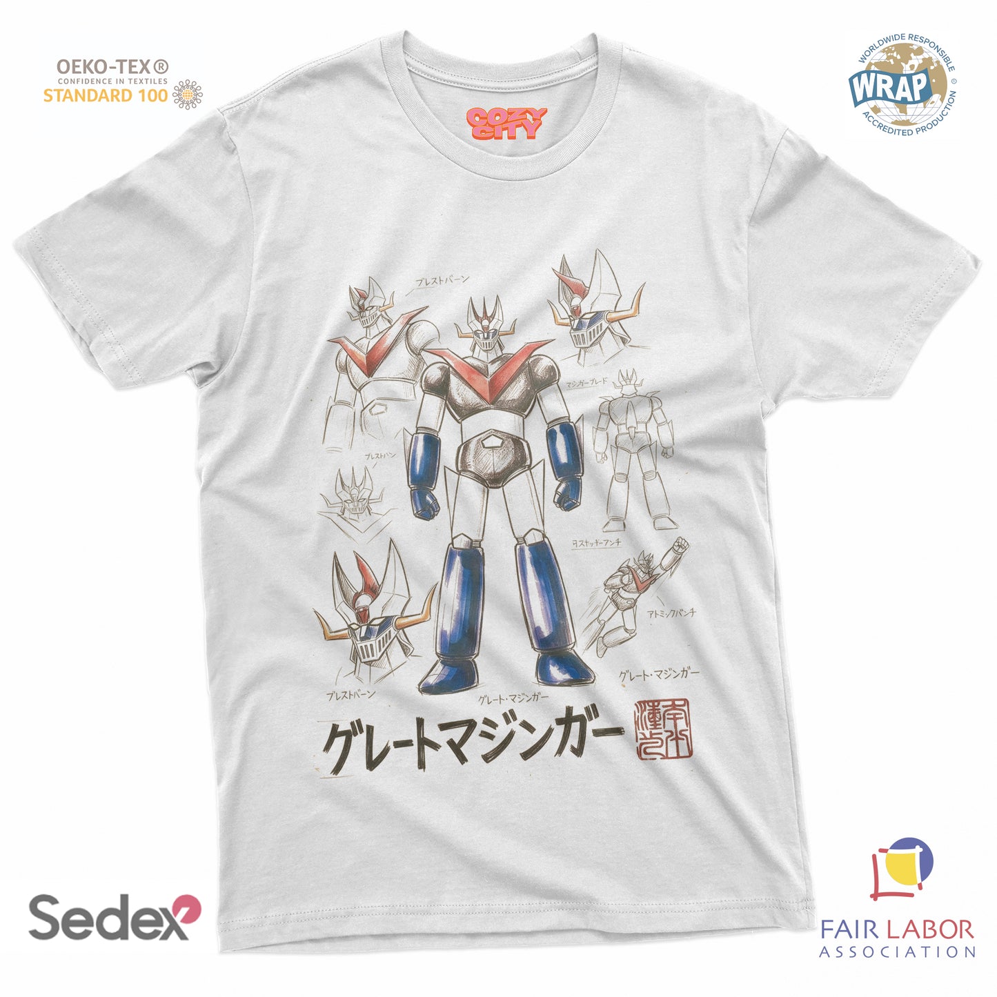 maglietta t-shirt- robottone z