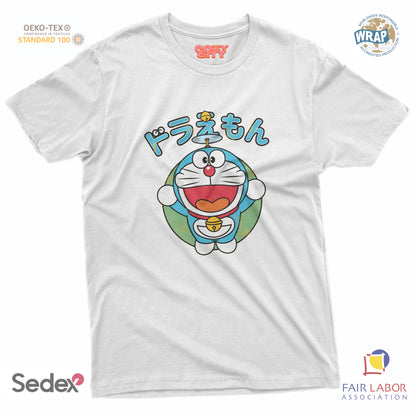 maglietta t-shirt- gatto spaziale giapponese