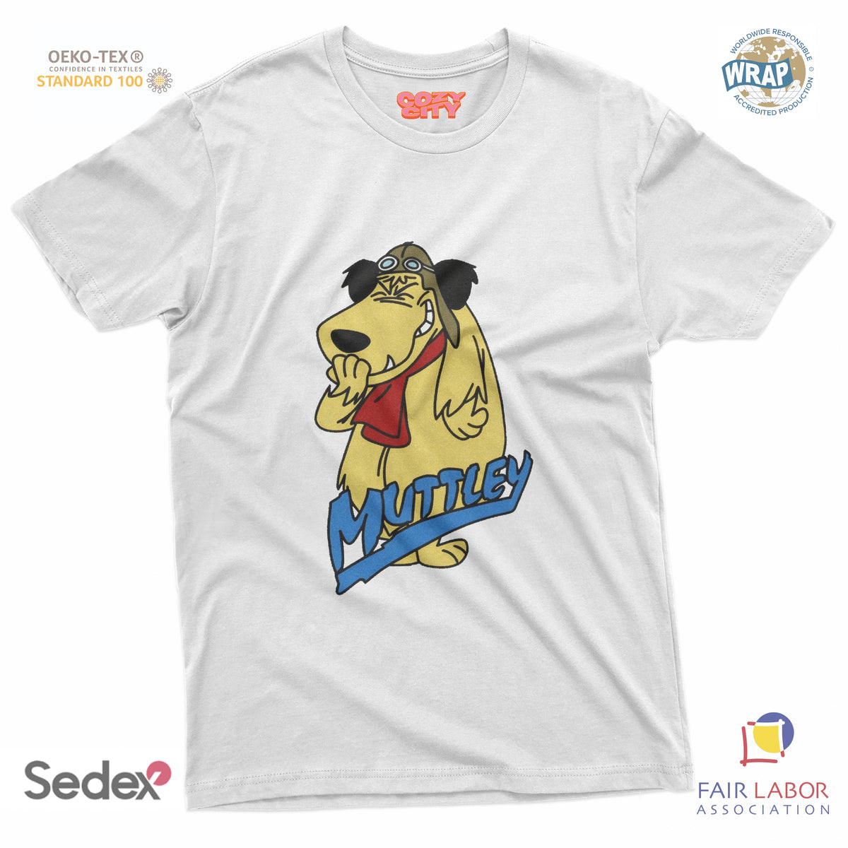 maglietta t-shirt- cane che ride