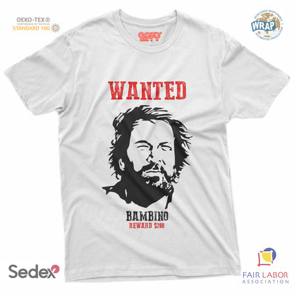maglietta t-shirt-bambimo wanted