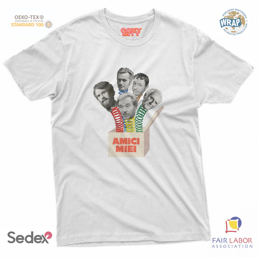 maglietta t-shirt- amici miei scatola