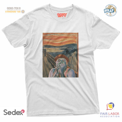 maglietta t-shirt- l urlo di ugo