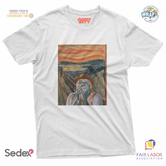 maglietta t-shirt- l urlo di ugo