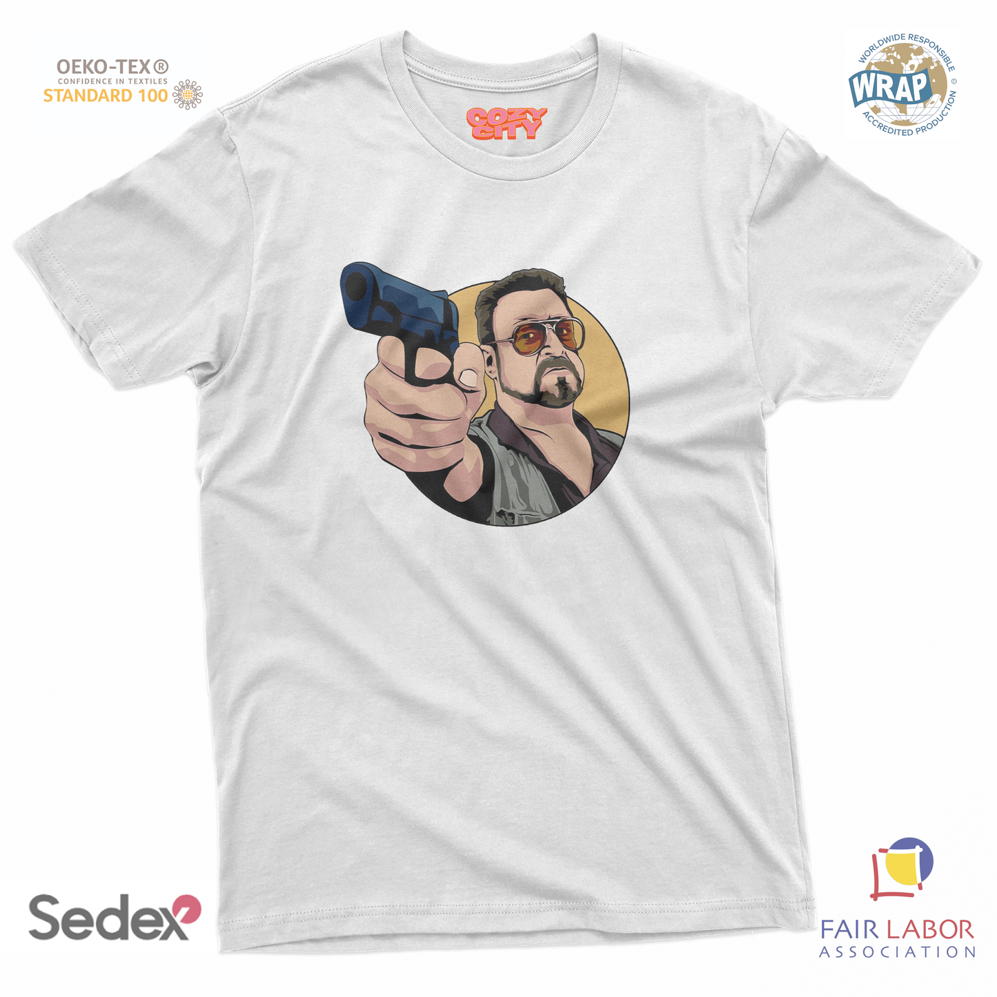 maglietta t-shirt- walter gun
