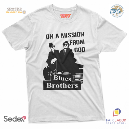 maglietta t-shirt- brothers on a mission from god