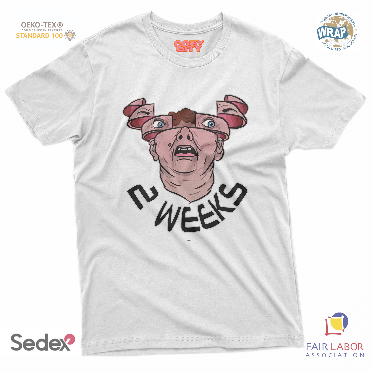 maglietta t-shirt- 2 weeks douglas quaid atto di forza