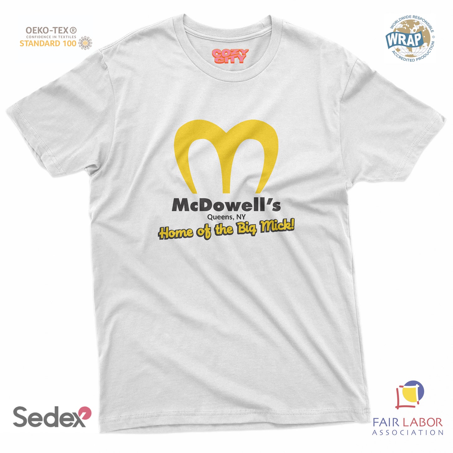 maglietta t-shirt- macdowell queens ny