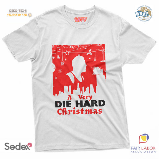 maglietta t-shirt-a very die hard christmas natale