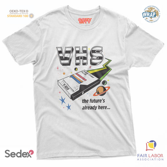 maglietta t-shirt- the future is here