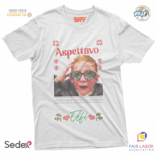 maglietta t-shirt- ringrazio tutti gli elfi