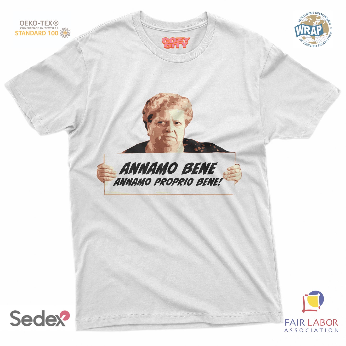 maglietta t-shirt- annamo bene