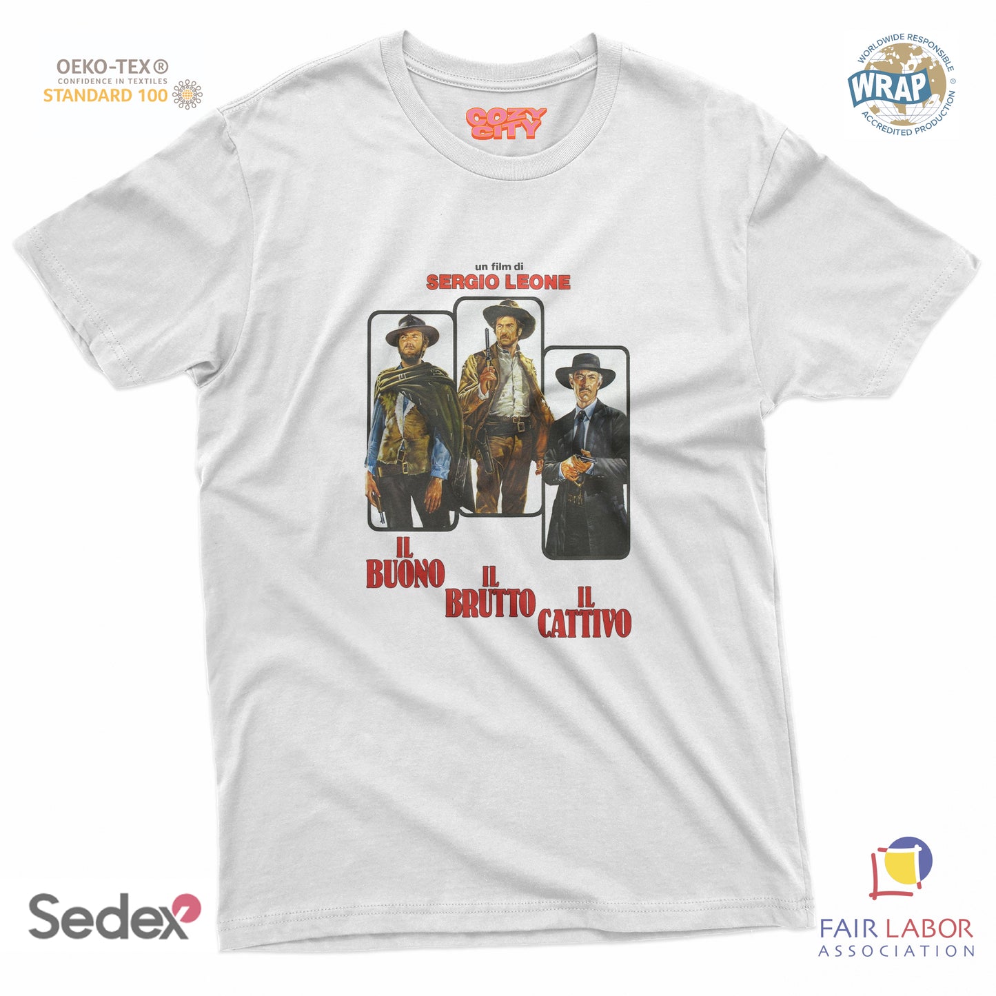 maglietta t-shirt- il buono western