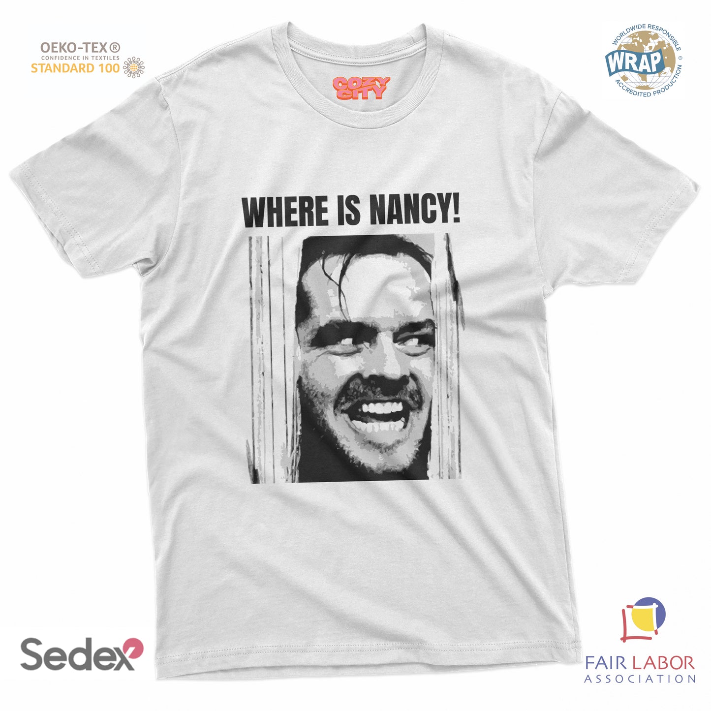 maglietta t-shirt- where is nancy!