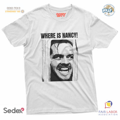 maglietta t-shirt- where is nancy!