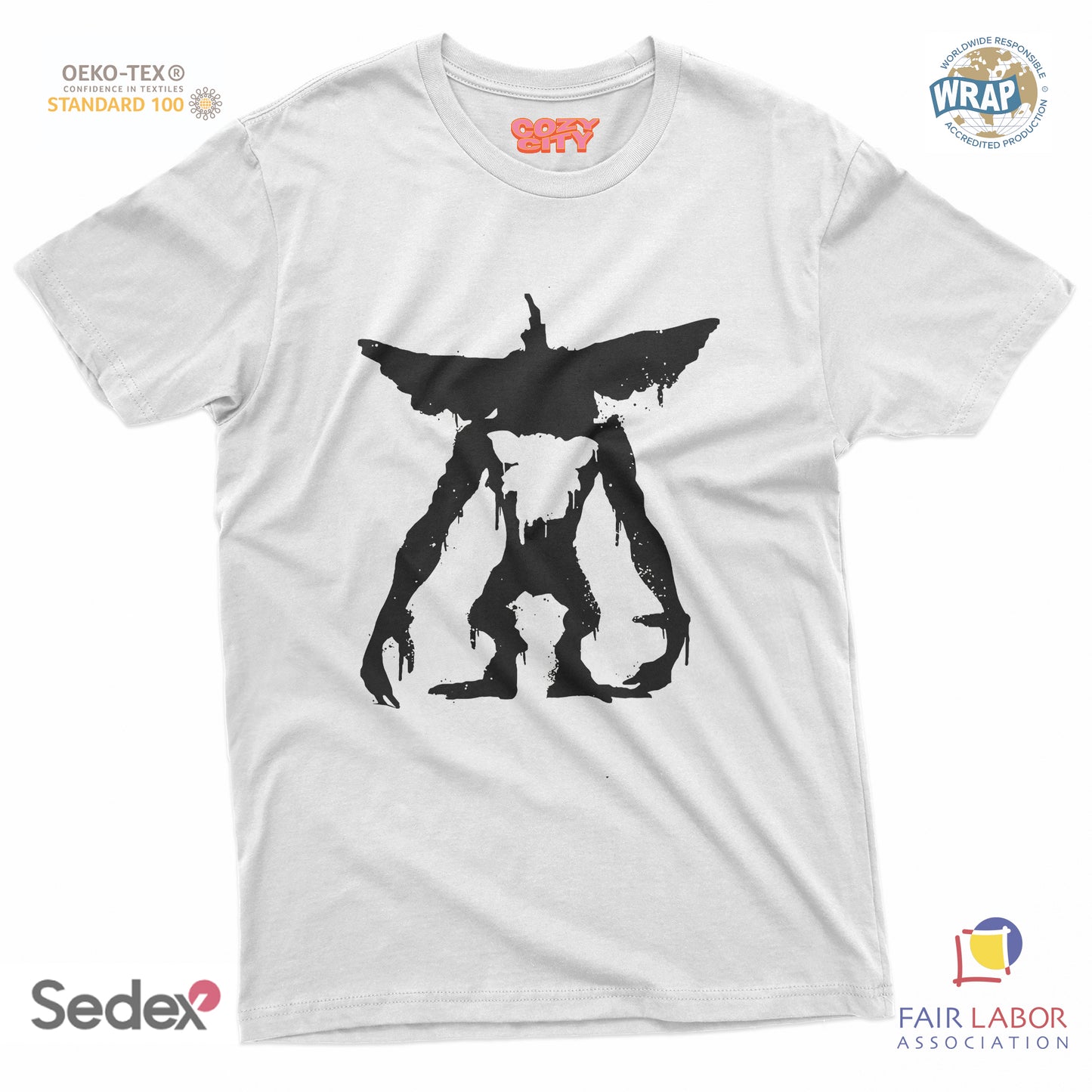 maglietta t-shirt- mostri anni 80