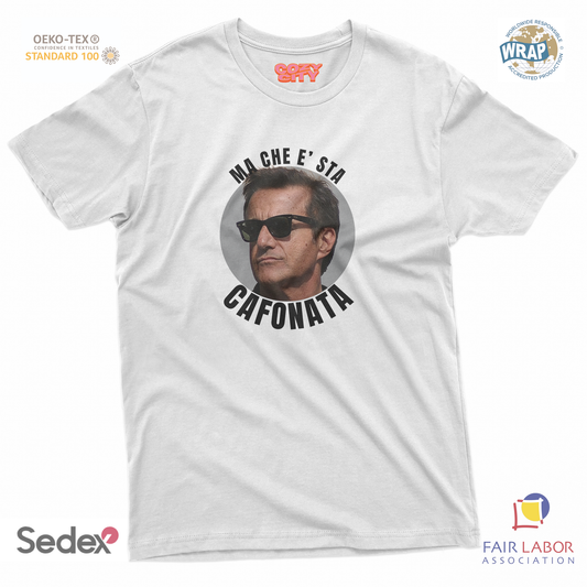 maglietta t-shirt- cristian che è sta cafonata