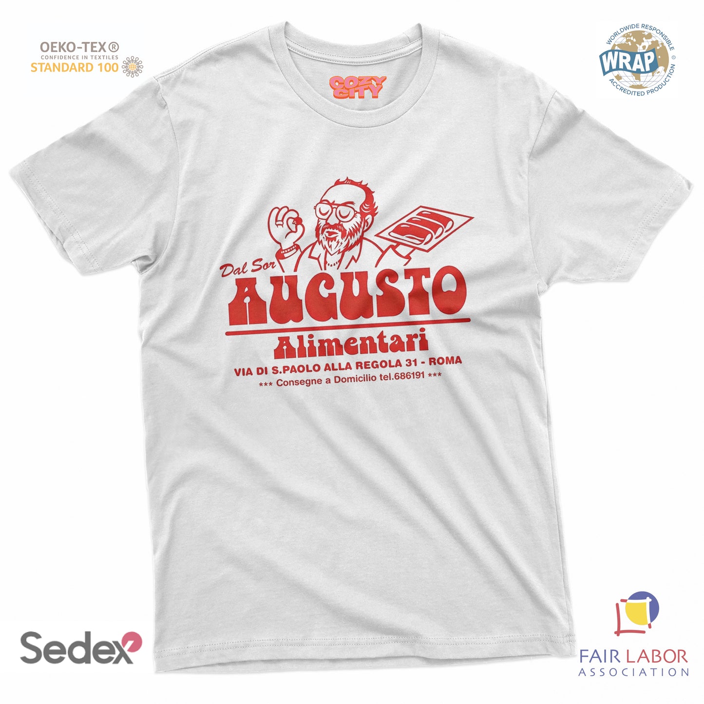 maglietta t-shirt- dal sor augusto alimentari
