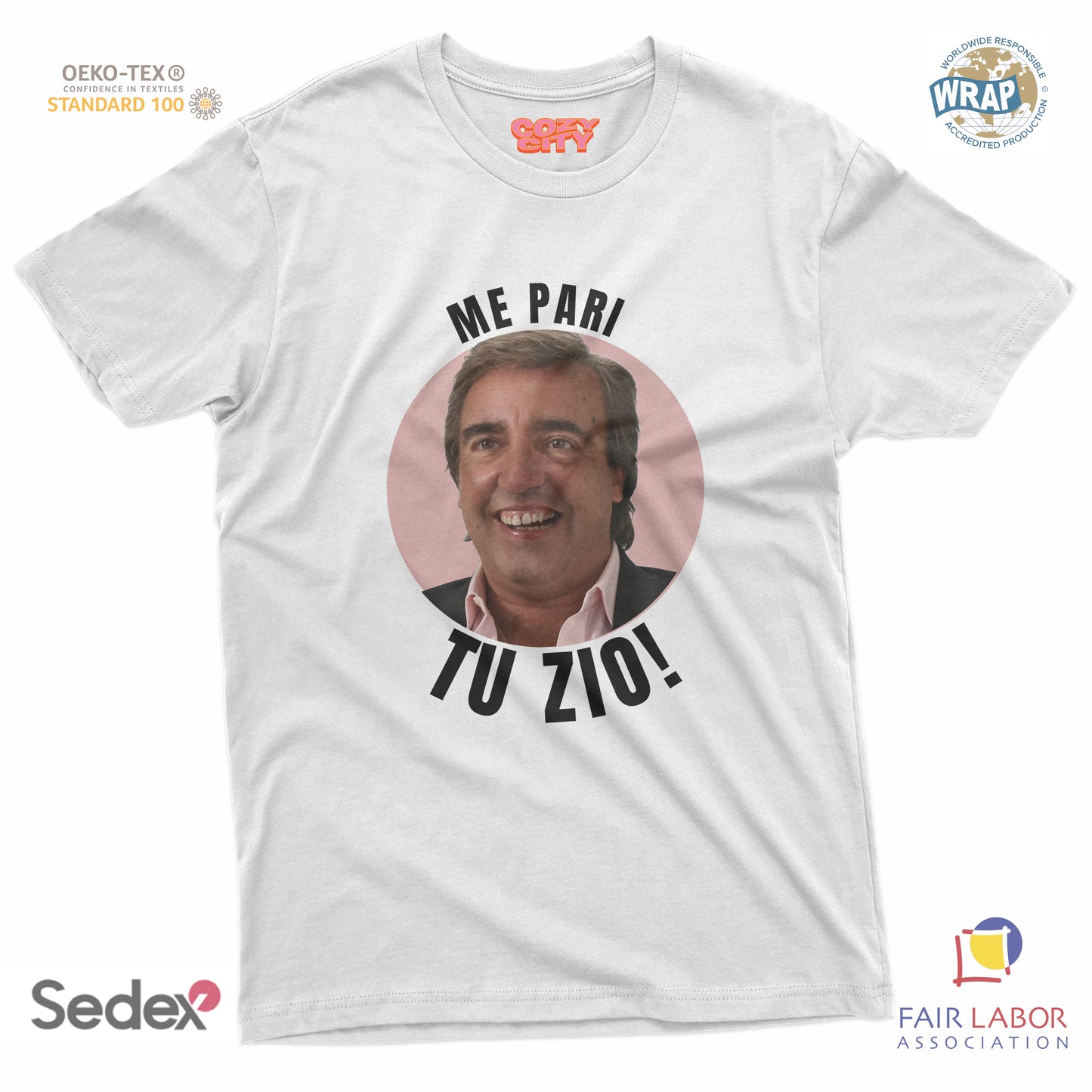 maglietta t-shirt- me pari tu zio