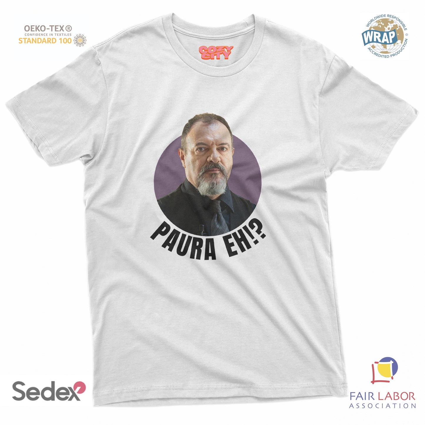 maglietta t-shirt- carlo paura eh