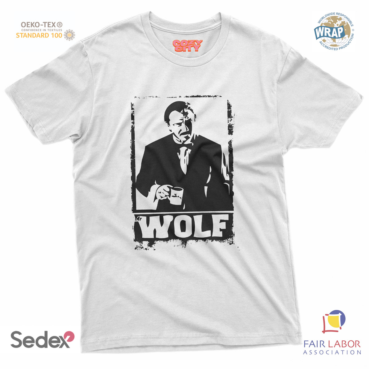maglietta t-shirt- mr wolf