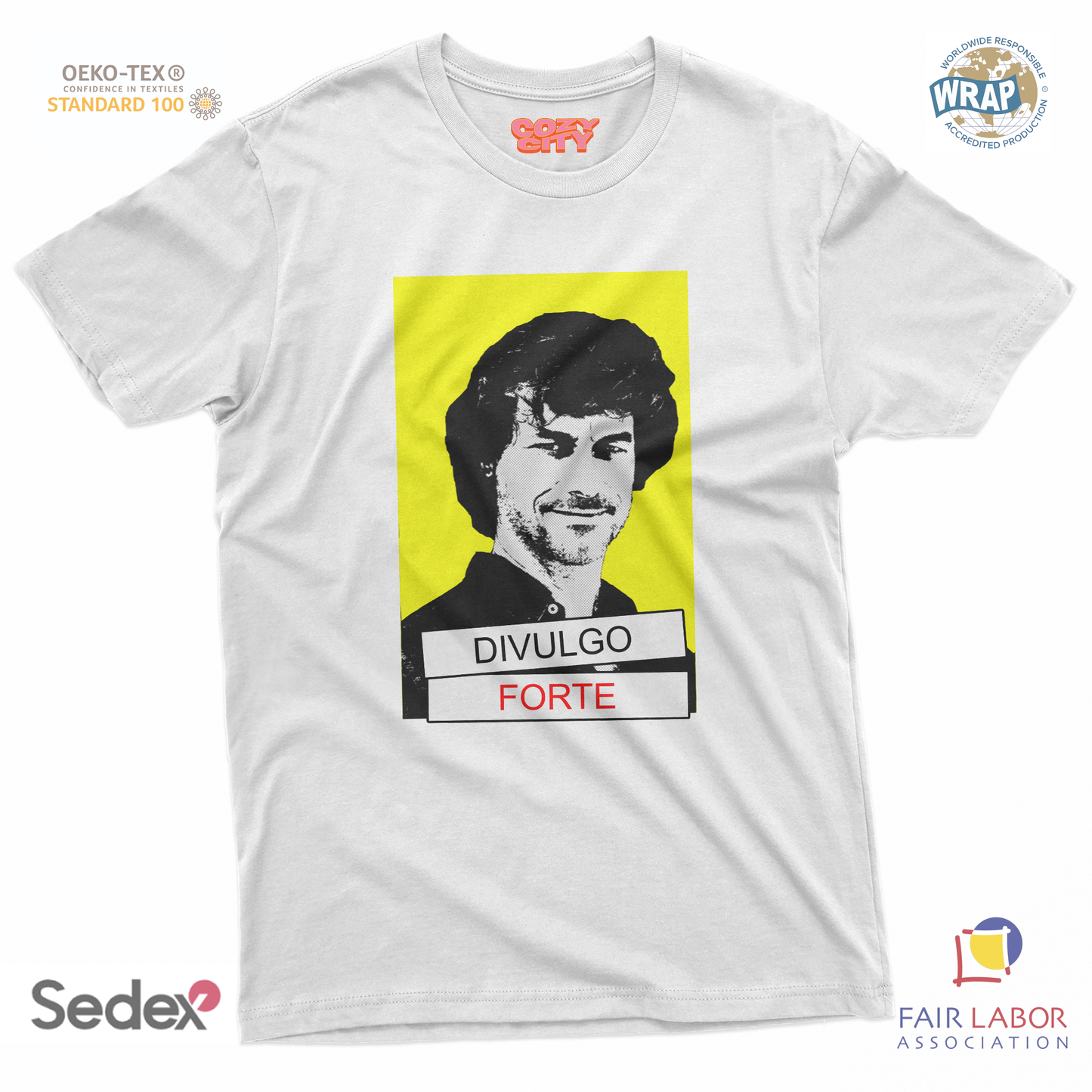 maglietta t-shirt- alberto divulgo forte