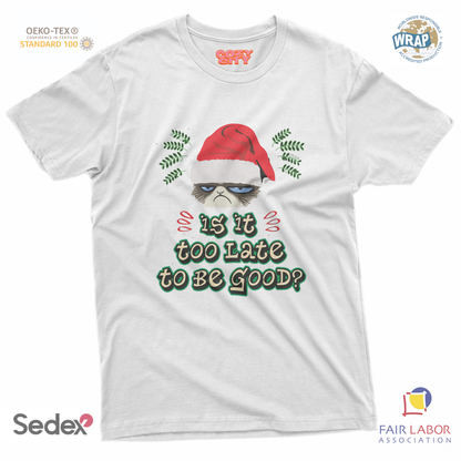 maglietta t-shirt- is it too late to be good