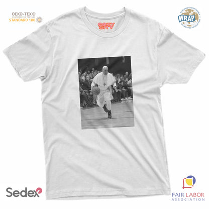 maglietta t-shirt- papa franci basket