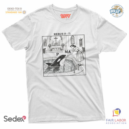 maglietta t-shirt- rebus maleducato