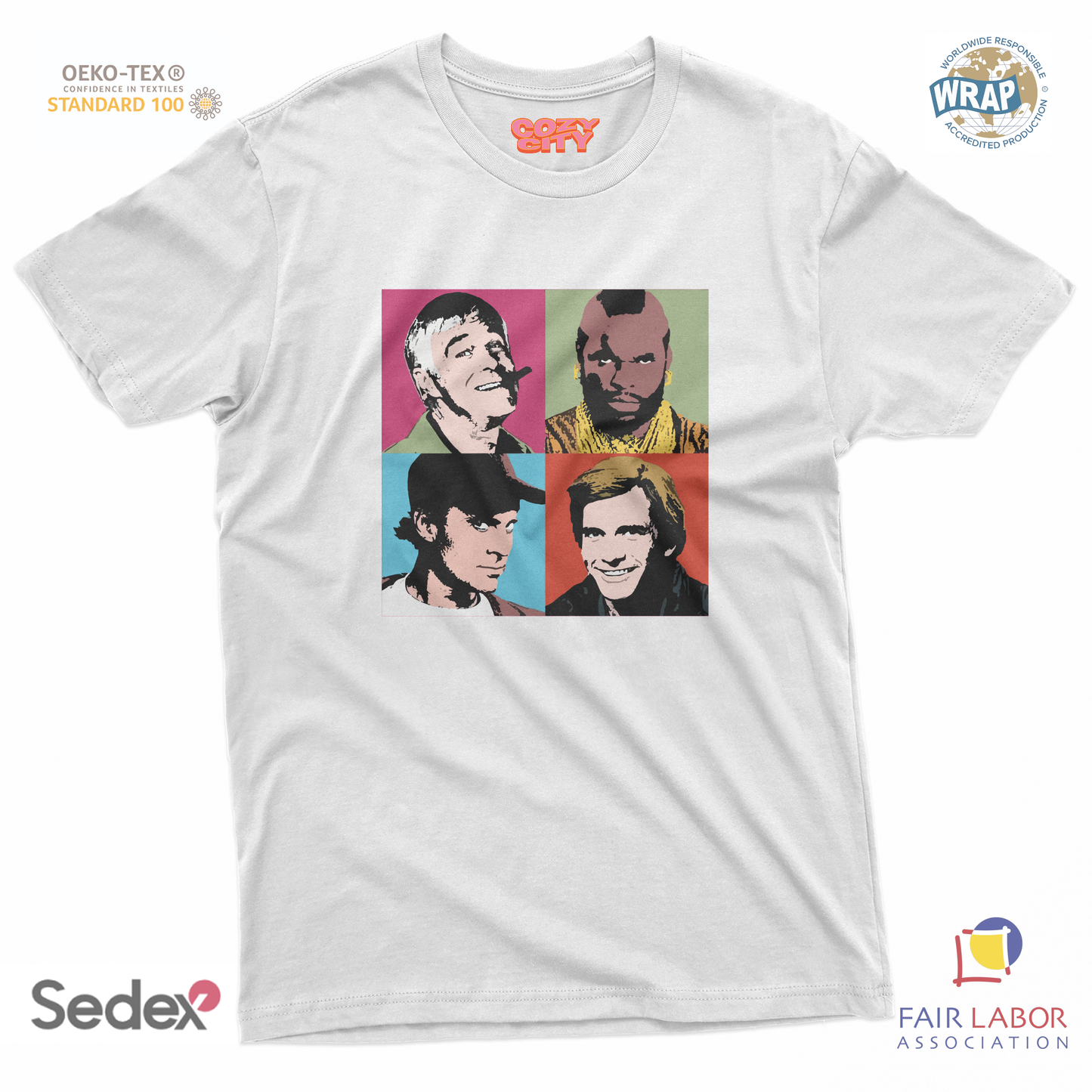 maglietta t-shirt- a team