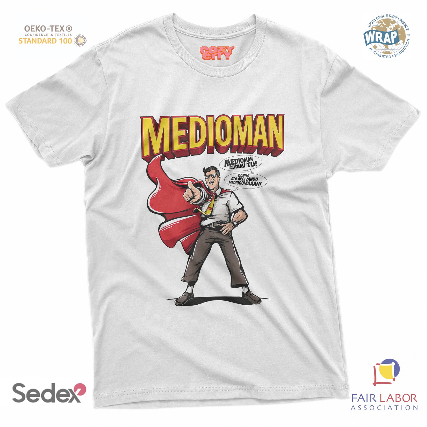 maglietta t-shirt- Medioman