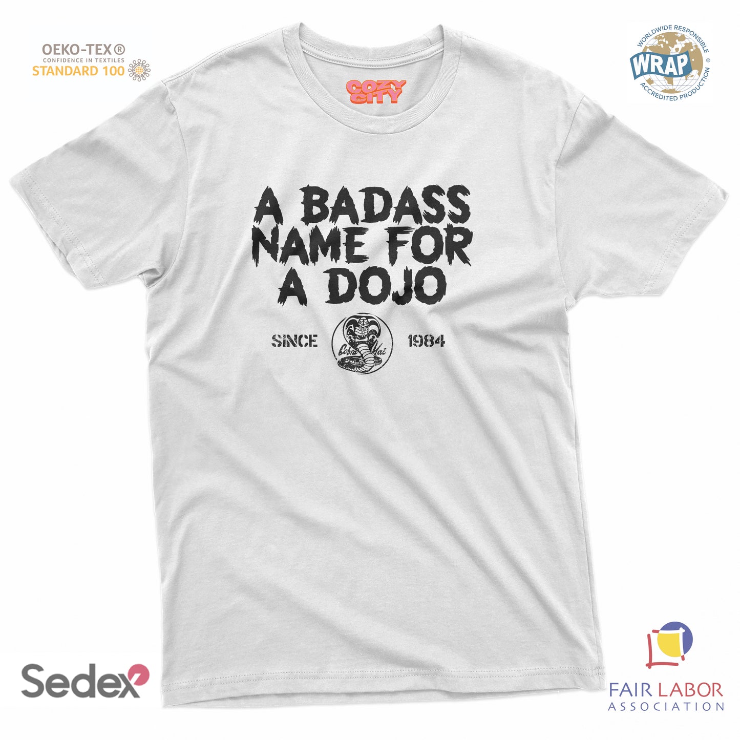 maglietta t-shirt- a bad ass name for a dojo