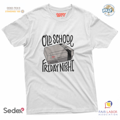 maglietta t-shirt- old school friday night