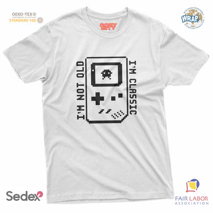 maglietta t-shirt- i m not old i m classic