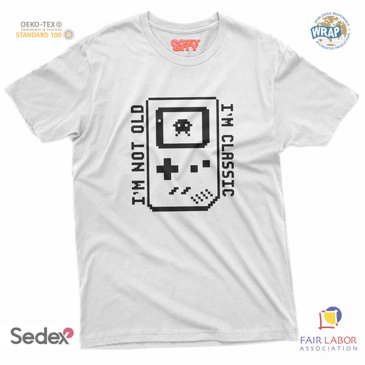 maglietta t-shirt- i m not old i m classic