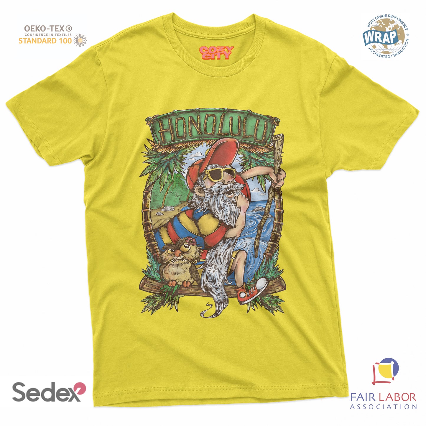 maglietta t-shirt- spada nella roccia honolulu