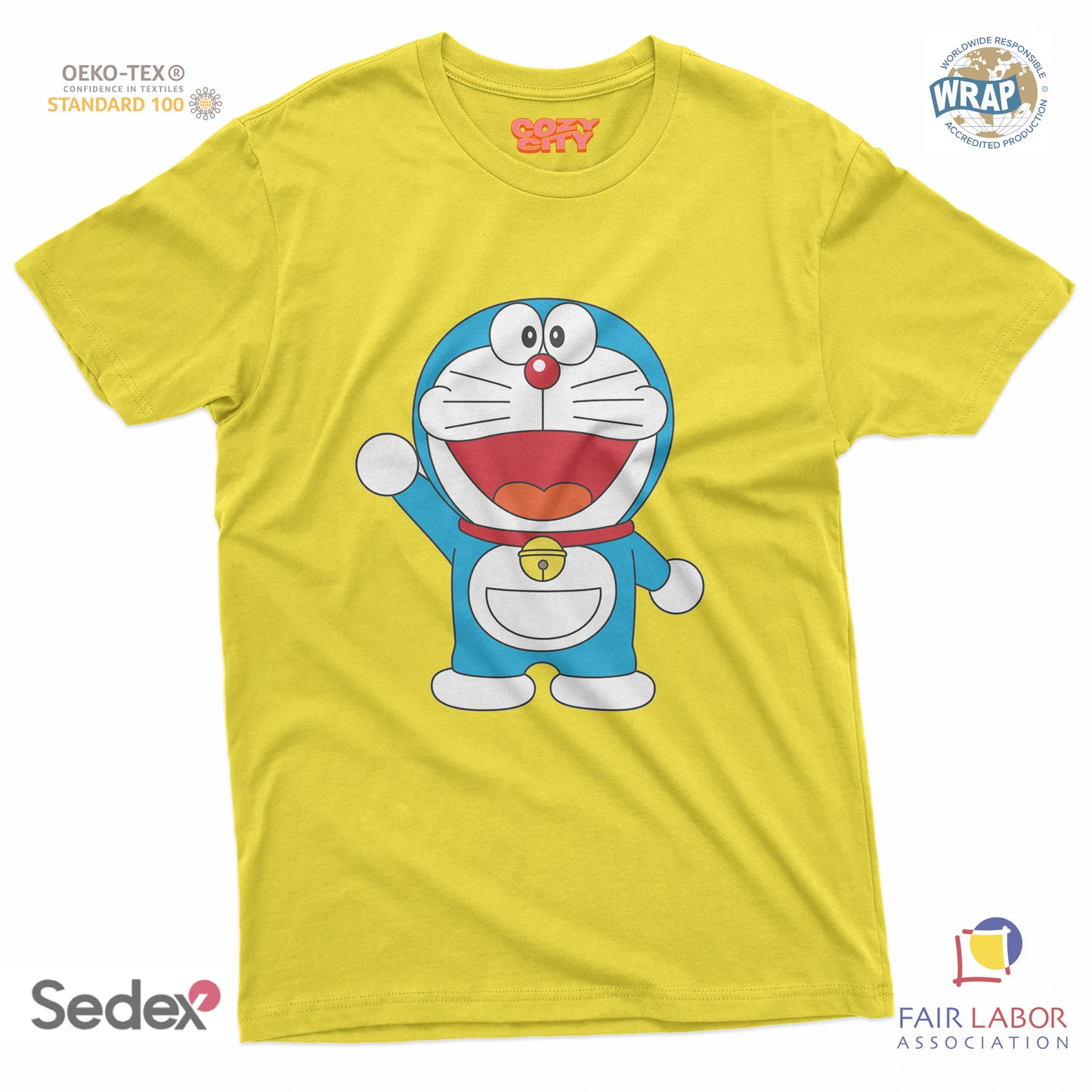 maglietta t-shirt- gatto spaziale manga