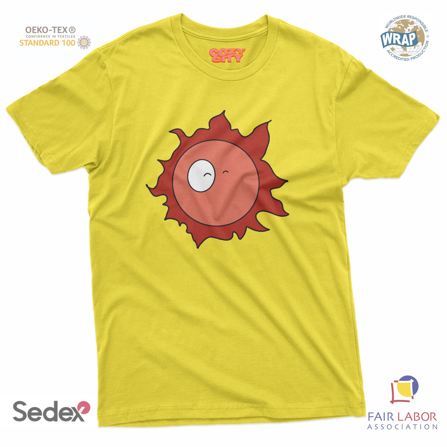 maglietta t-shirt- sole manga