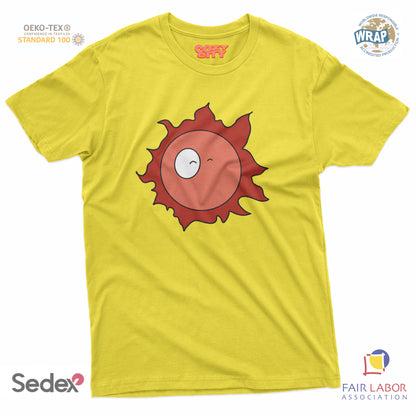 maglietta t-shirt- sole manga