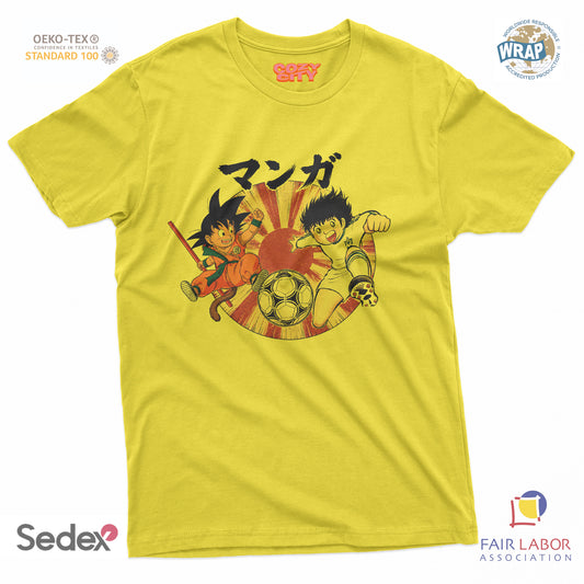 maglietta t-shirt- Combo manga HG