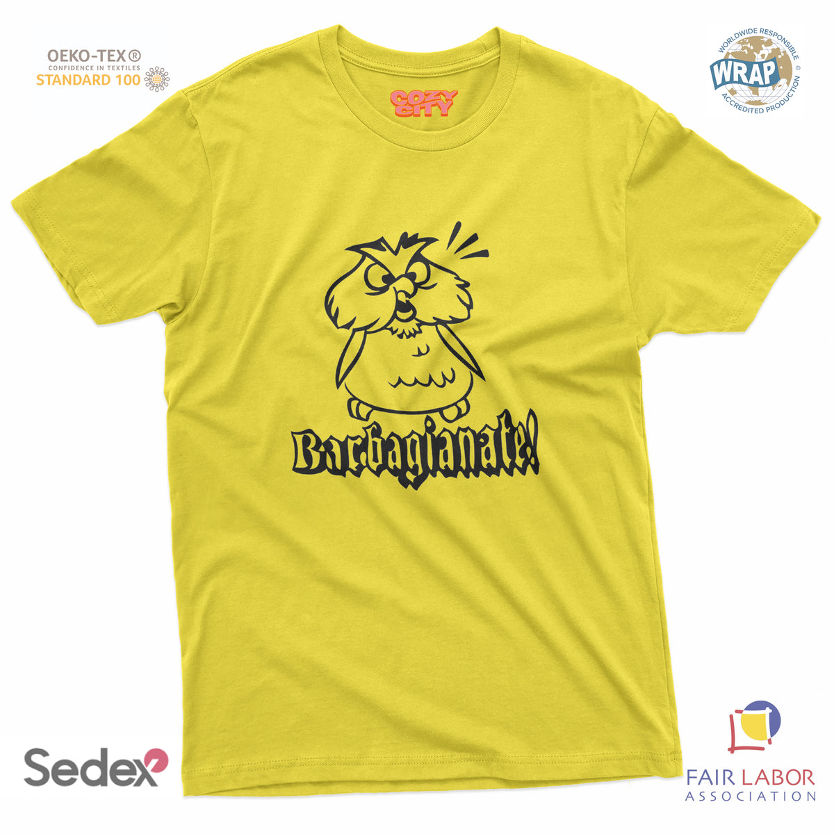 maglietta t-shirt- barbagianate anacleto