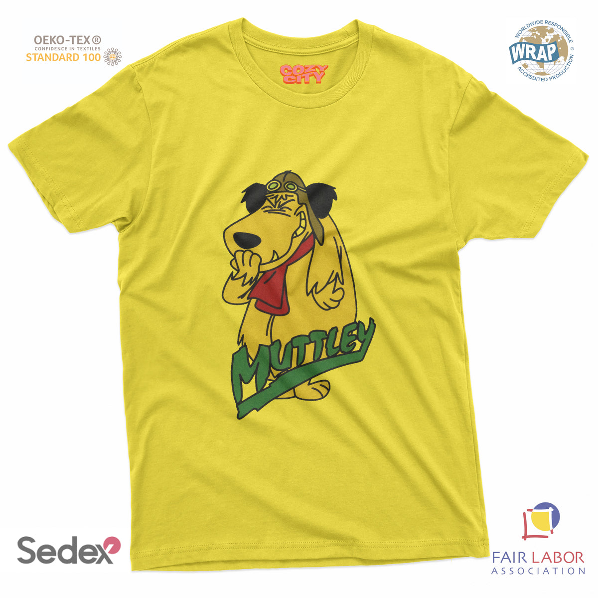 maglietta t-shirt- cane che ride